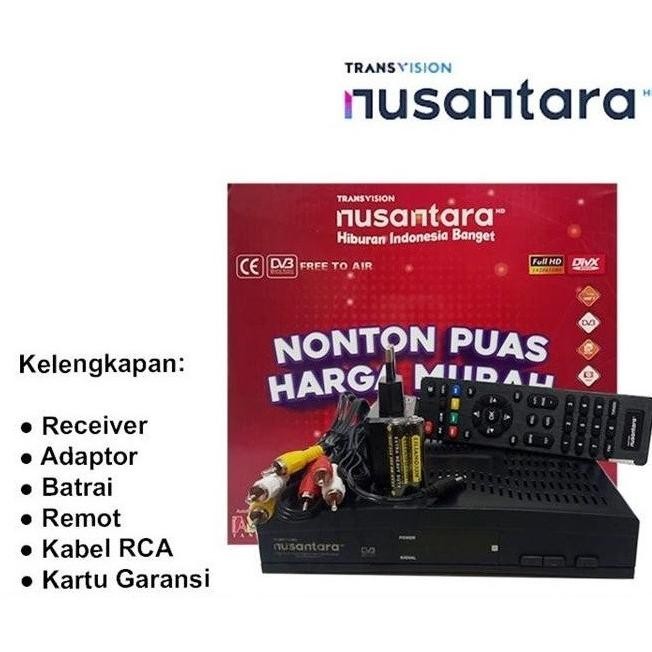 Receiver Tv Parabola Tanaka Nusantara Merdeka KU BAND Full HD