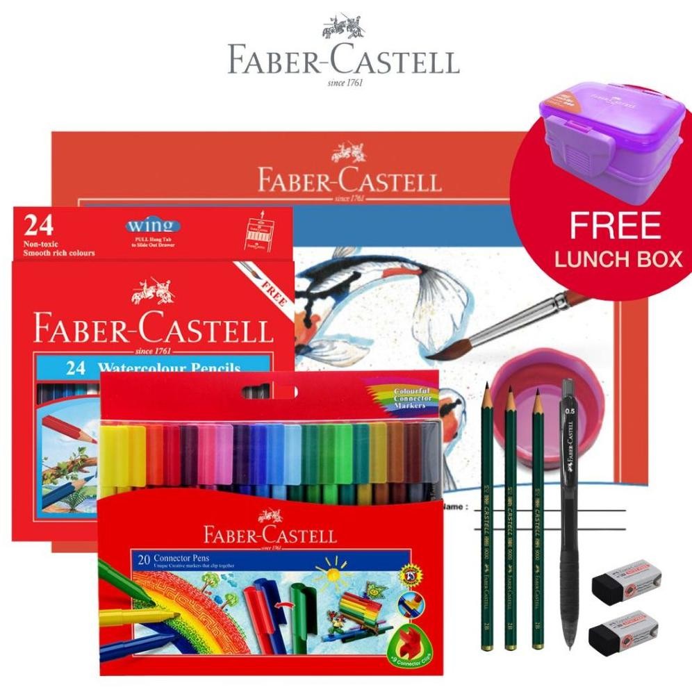 

LINDU Faber-Castell Paket Alat Tulis Kreatif Kembali ke Sekolah Back To School