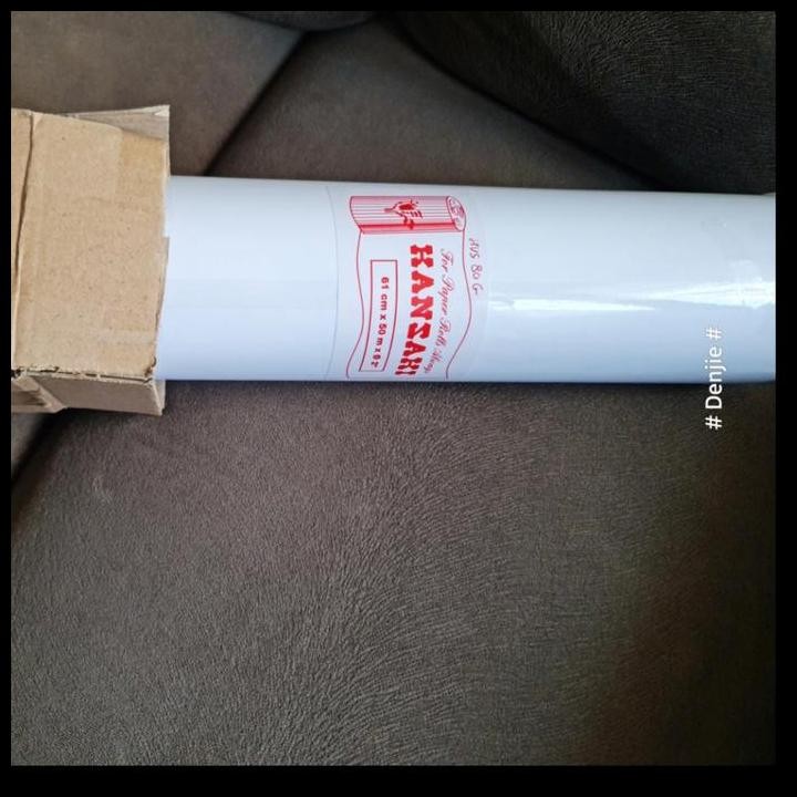 

Terlaris Kertas Hvs Roll Plotter 80 Gsm A1 (24") 50 M Good Quality