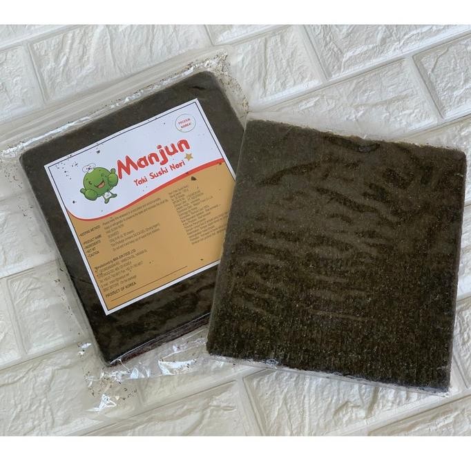 

Bisa Cod Gr-8 U-45 Manjun Yaki Sushi Nori - Roasted Seaweed - Rumput Laut Panggang Kemasan 50 Lbr Sale Murah
