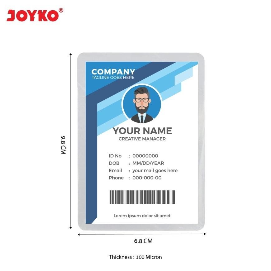 

Ter-46 Er-90 Hjg-7 Joyko Laminating Film Ktp Lf100-6898 Size Ktp / Plastik Laminasi 100 Lembar Murah Hemat Sale Ter-46