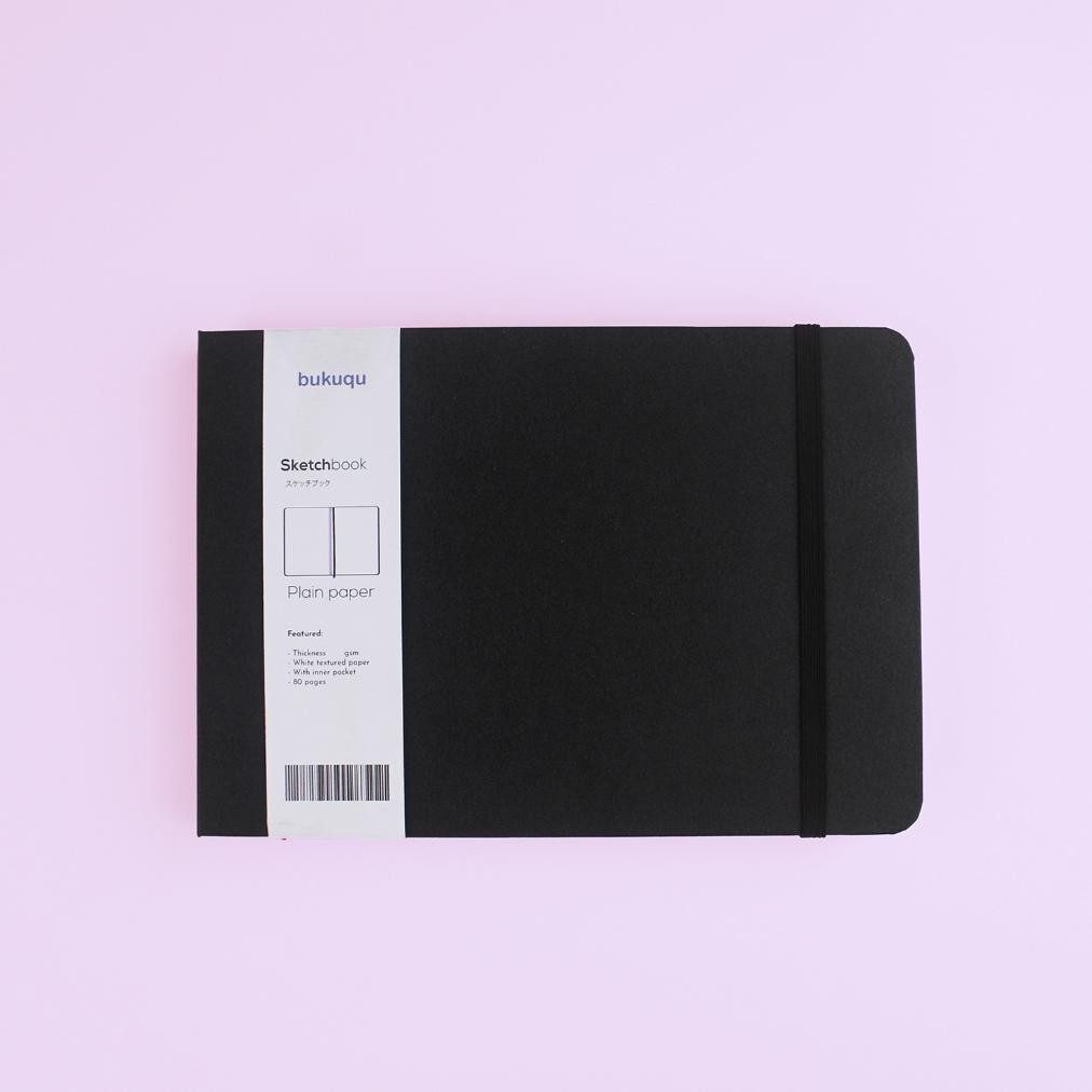 

LINDU Bukuqu Sketchbook A5 230 gsm Landscape/Watercolor Sketsa Hardcover-Notebook gambar/ Lukis/ Cat Air