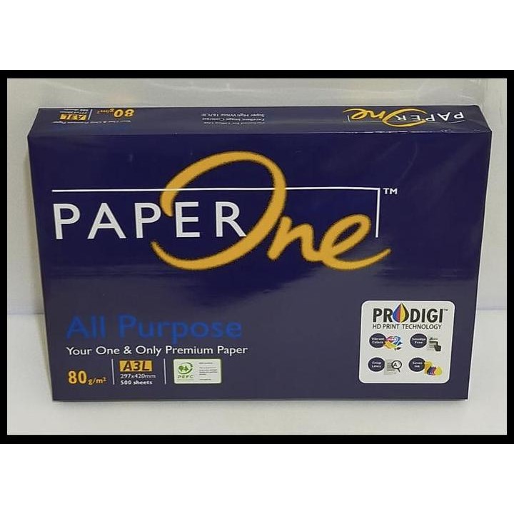 

Terlaris Paper One A3 80 Gram/Kertas Fotocopy Good Quality