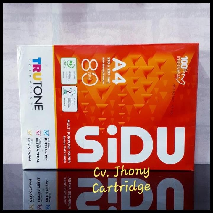 

Terlaris Kertas Print Hvs Sinar Dunia Sidu A4 80 Gsm Gram 80 Gr Good Quality