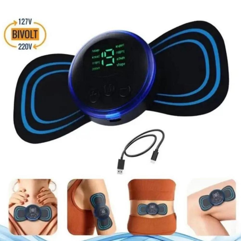 Alat Pijat Punggung Terapi Leher Electric Elektrik Leher Kepala EMS Alat Pijat EMS Mini Massage Pemi