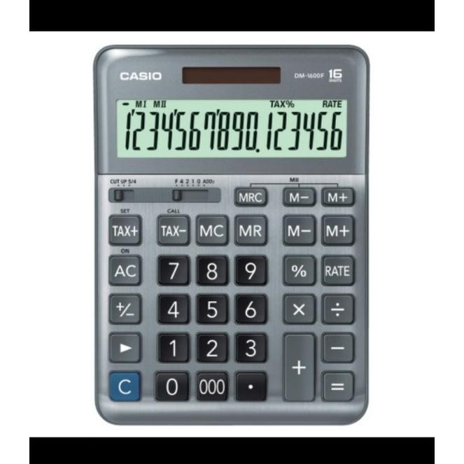 

Pjj-1621 Fth-56 G-24 Calculator Casio Dm1600 Desktop Kalkulator / Kantor Meja Dm 1600 Hemat Murah Pjj-1621