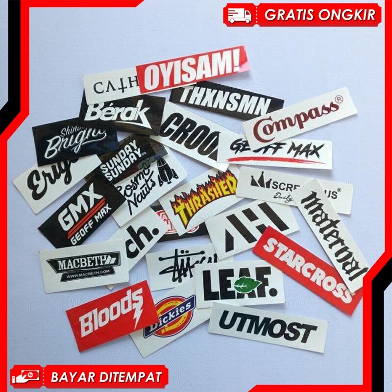 

[Termurah] Sale Stiker / Sticker Clothing / Jackcloth / Hypebeast Vynil Doff Jeruk Katun Cotton Combed 30S Fashion Distro Premium In80