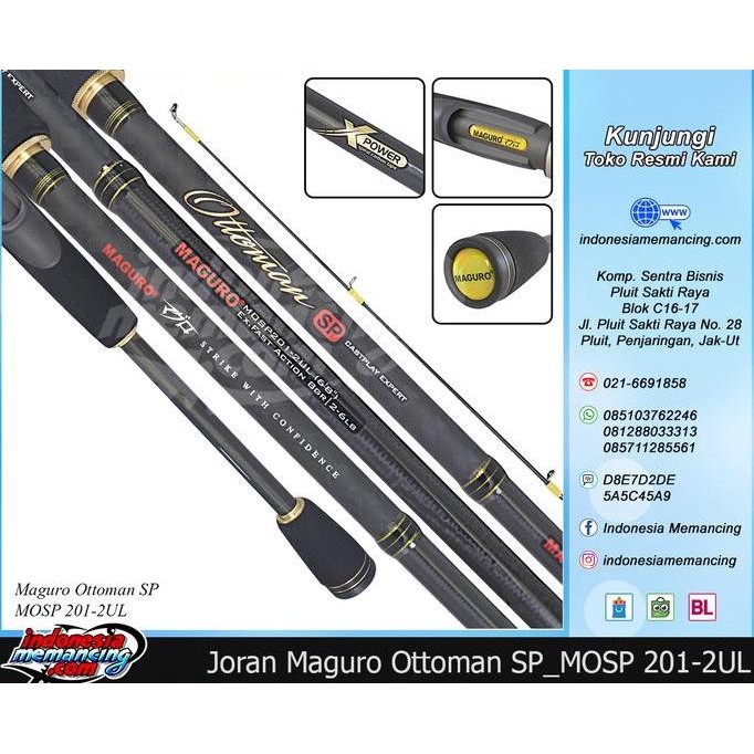 

Terlaris Joran Ultra Light Maguro Ottoman Sp 201-2Ul