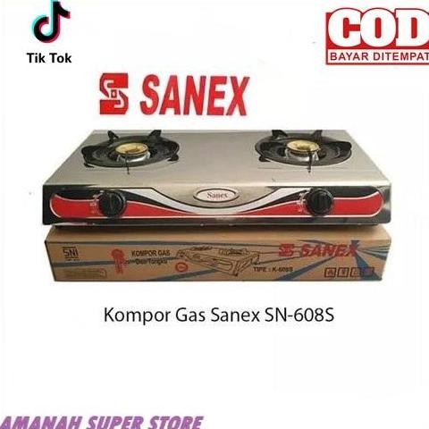 

Terlaris Sanex K-608S Kompor Gas 2 Tungku Stainles