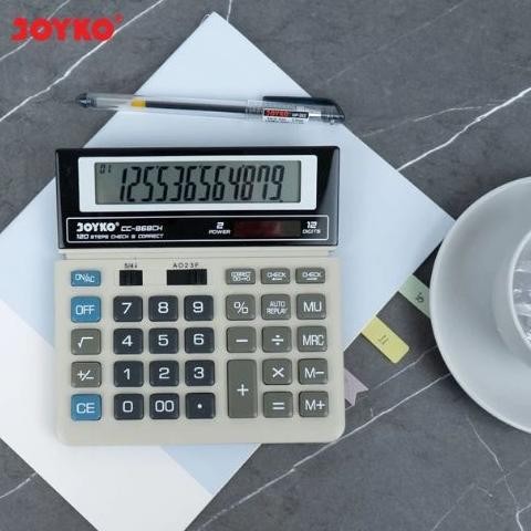 

Tgc-1924 Ii-99 Ss-64 Joyko Calculator/Kalkulator Cc-868Ch 12 Digits Check Correct Auto Replay Premium Sale Tgc-1924