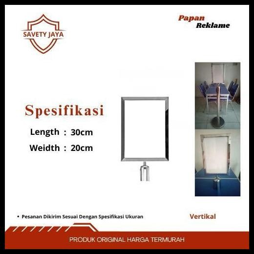 

Terlaris Papan Tiang Antrian Tiang Antrian Bank Reklame. A4 F4 Stainless Kertas Good Quality