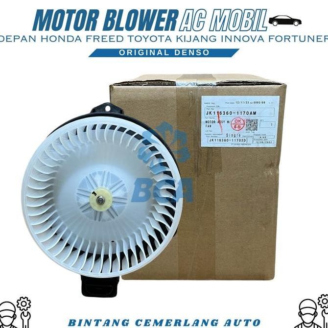 . MOTOR BLOWER Ac Mobil Depan Kijang Innova Toyota Fortuner Ori Denso