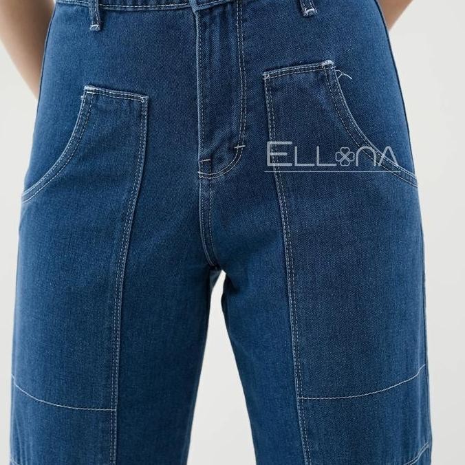 Grosir Osso Jeans - Gelombang Kulot Jeans Warna Denim