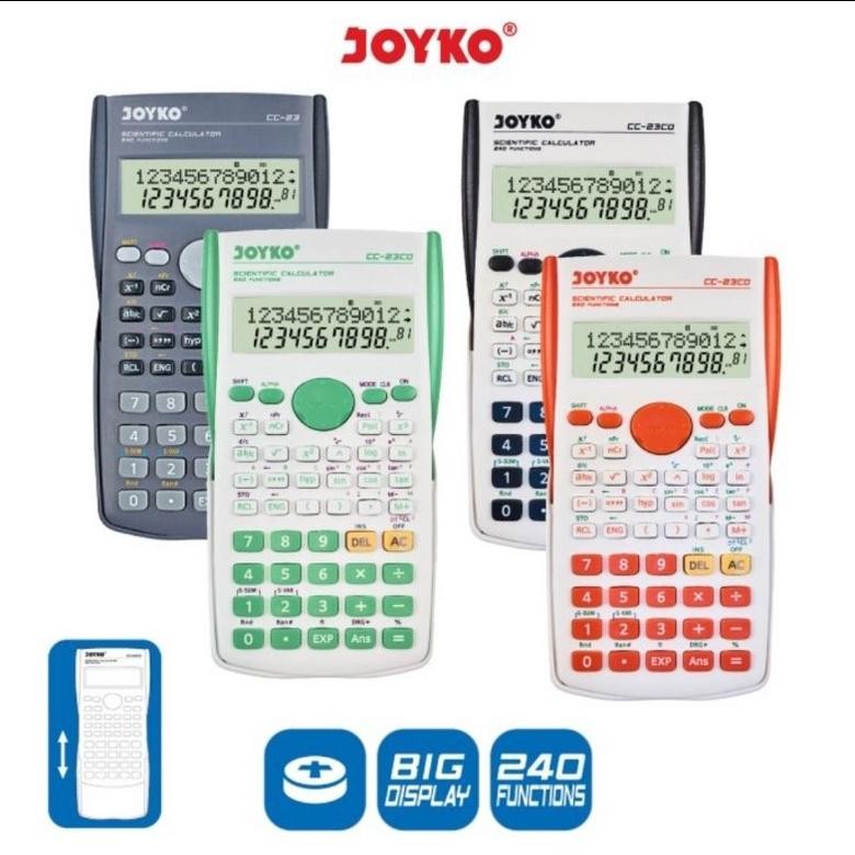 

Tu-67 Xd27 Ty-65 Kalkulator Ilmiah Warna Joyko Cc 23Co - Scientific Calculator Cc-23 Co Original Premium Tu-67