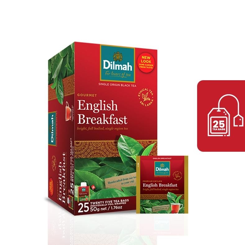 

Paling dicari Dilmah English Breakfast Tea - Teh Celup (Foil Envelope 25s)