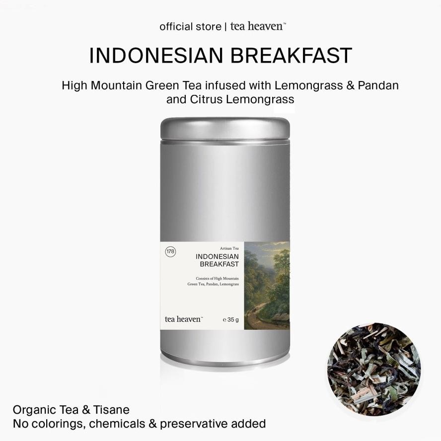 

Paling dicari Artisan Tea Blend / Indonesian Breakfast / Teh Hijau Pandan Lemongrass
