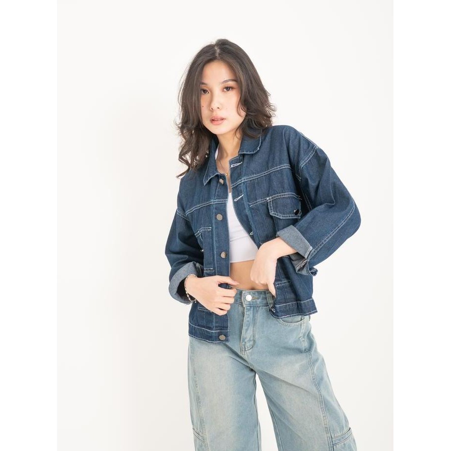 Murah Fufu Jeans - Nevada Jeans Jacket - Jaket Wanita