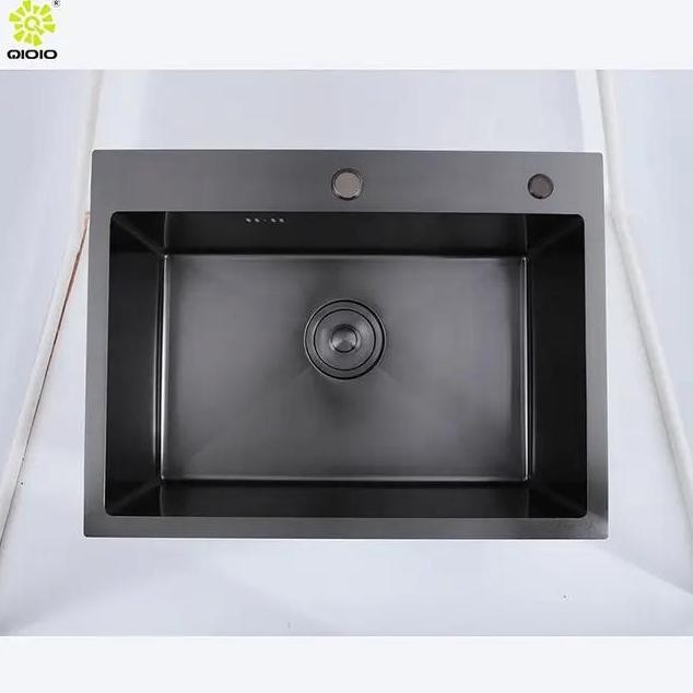 

Terlaris Bak Cuci Piring 1 Lubang Stainles Sus 304 Hitam/Kitchen Zink Stainles