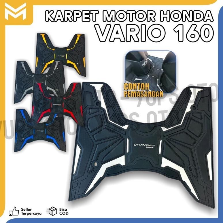 KARPET Vario 160 ABS CBS Pijakan Kaki Depan Motor Honda Click 2022 2023 Aksesoris Variasi KARPET Ala