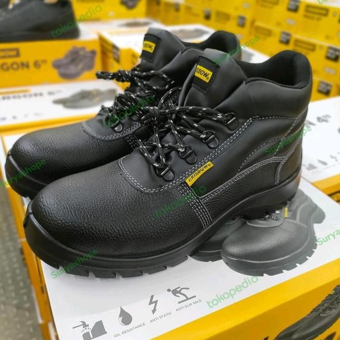 Sepatu Safety Krisbow ARGON 6INCH || SAFETY SHOES KRISBOW ARGON 6INCH