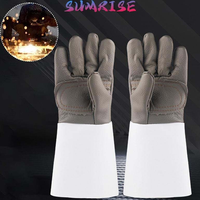 NEW Sarung Tangan Las Kombinasi Argon Kulit Sarung Tangan Las Kulit Sapi Sarung Tangan Las Argon Uni