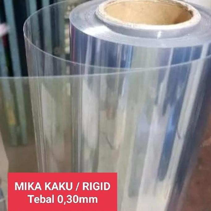 ready Plastik Mika Kaku 0,30mm lebar bahan 137cm per 100cm