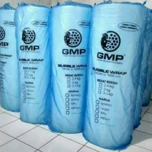 

ready Bubble Wrap Putih Merk GMP 1,25M X 50M GMP