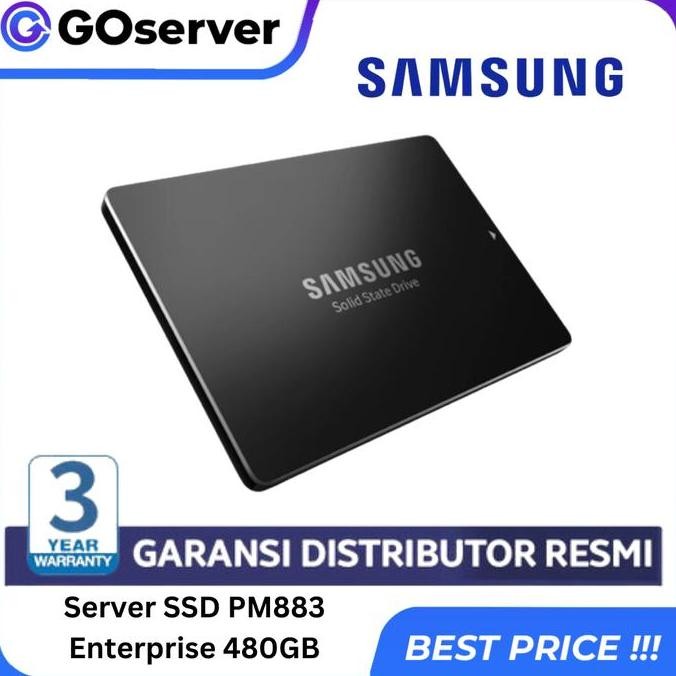 TERBARU - Enterprise SSD Samsung PM883 480GB untuk Server & Datacenter