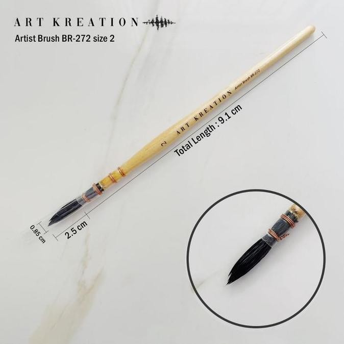 

ready !!! ART KREATION SYNTHETIC SQUIRREL BRUSH BR-272
