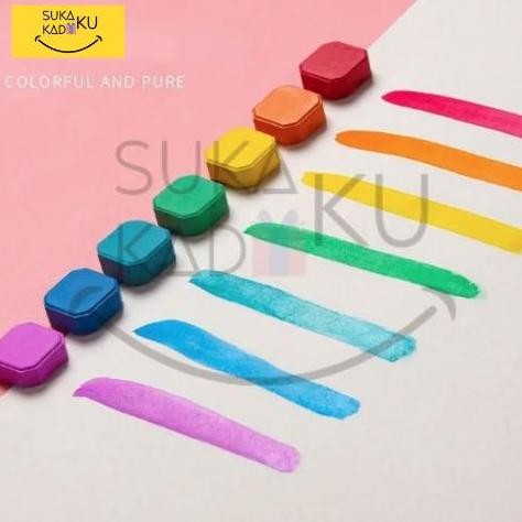 

ready !!! GIORGIONE Cat Air Padat 48 Color Solid Watercolor Paint Set