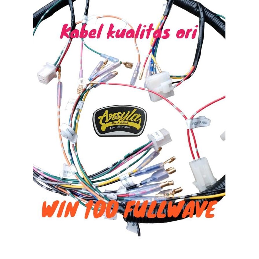 kabel body Honda win 100 win100 fullwave bahan kabel ori