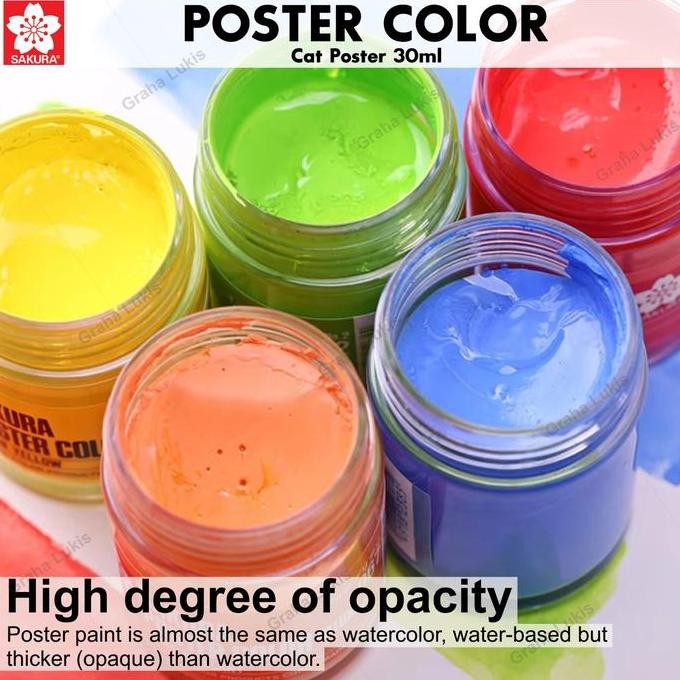 

ready !!! Cat Poster - SAKURA POSTER COLOURS 30ML