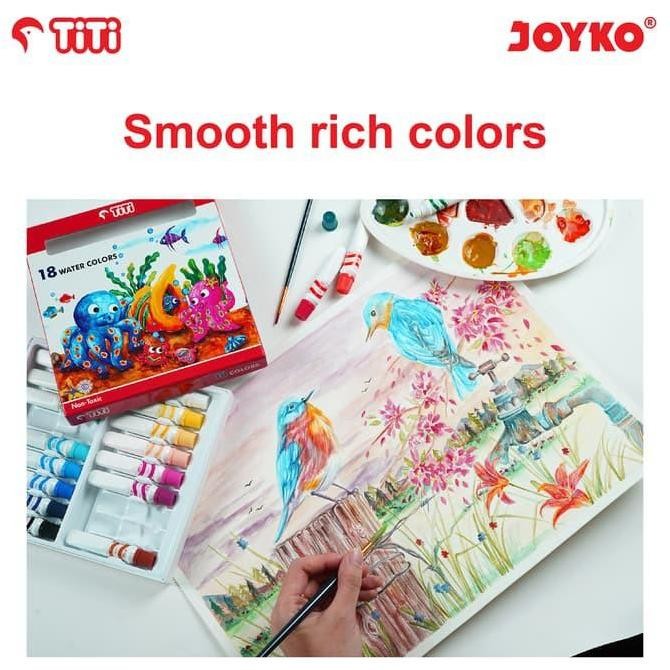 

ready !!! Water Color Cat Air Joyko TiTi WAC-6ML-24 Warna