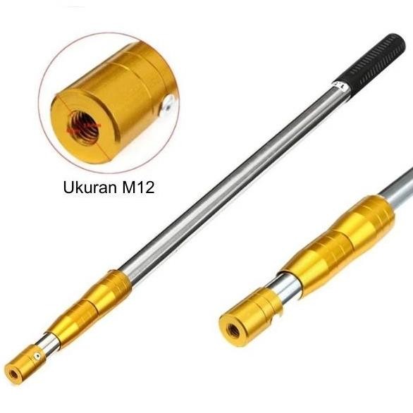 baru 10m Tiang Teleskopik Batang picking buah  / Gergaji Teleskopik/Besi tahan karat Tongkat telesko