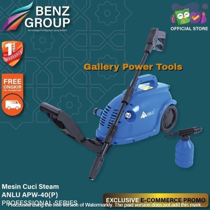 Mesin Jet Cleaner ANLU + Aksesoris / Steam Cuci Mobil APW-40(P) murah