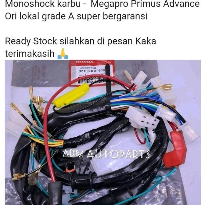 Kabel pull body KYE Honda Megapro New Monoshock karbu,Megapro Primus