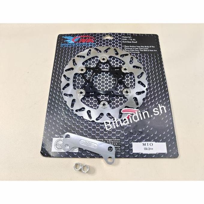 piringan cakram depan psm 220mm mio garnis,smile,sporty,soul,xeon,nuvo