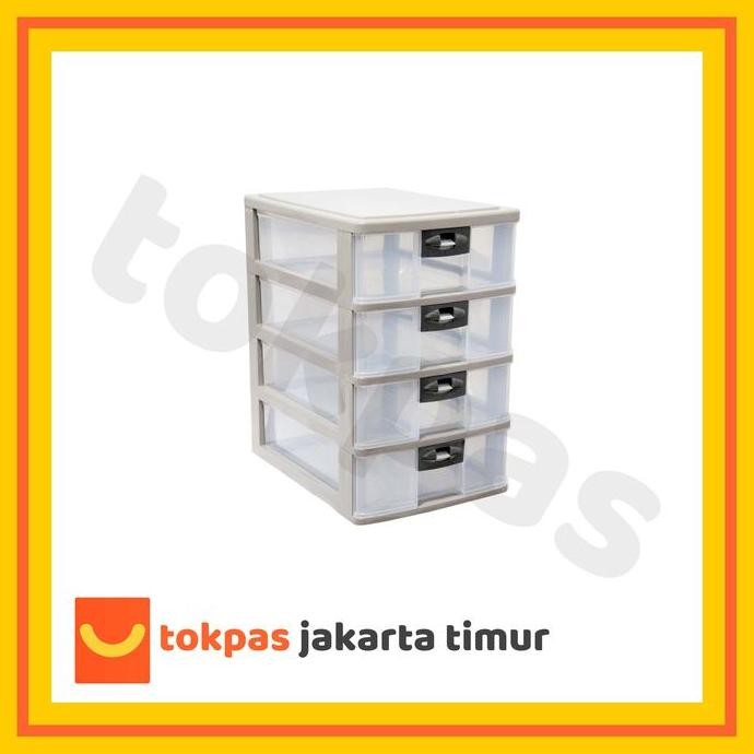 Diskon Laci Plastik Pressa Susun 4 Lion Star Pr 34 A4 Kabinet Container