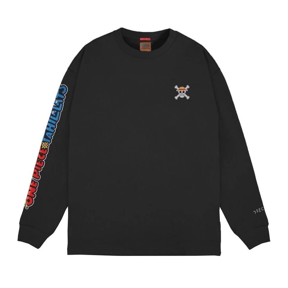 Promo T-Shirt X One Piece Relaxed Fit Samurai Ryuma Kaos Pria Lengan Panjang Kaos Distro Pria Wanita