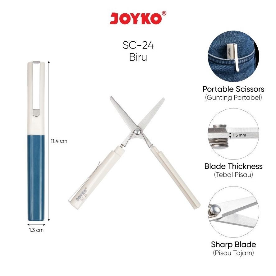 

Ss-64 Gj-46 Cod Gunting Saku Lipat Pen Portable Scissors Sc 24 Joyko Sale Berkualitas Ss-64