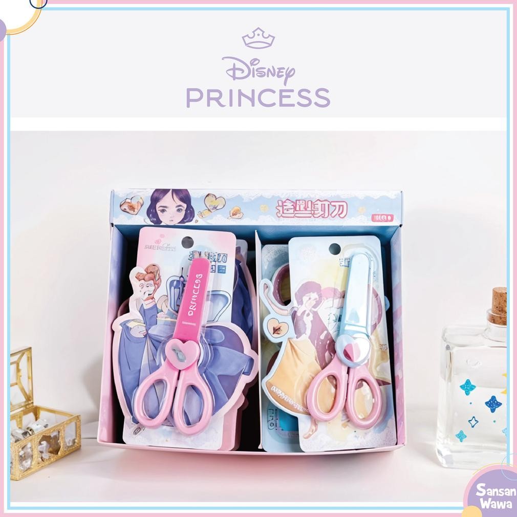 

Gunting mini karakter Donald Duck, Princess Cinderella , Snow White gunting lucu alat tulis sekolah