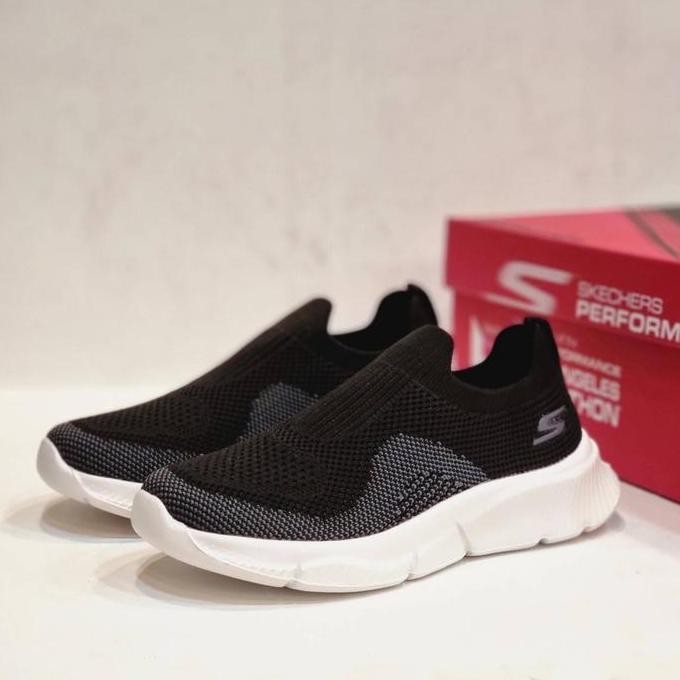 Tersedia SEPATU ANAK LAKI-LAKI PEREMPUAN SLIP ON SKECHERS SLOP HITAM PUTIH
