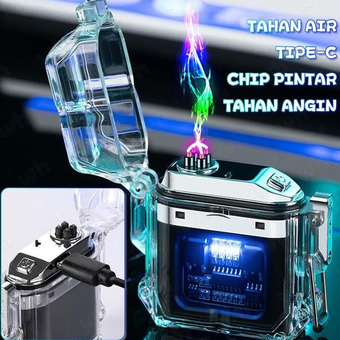 Pemantik Pulsa Elektronik/Korek Api Tahan Angin/Hadiah Artistik