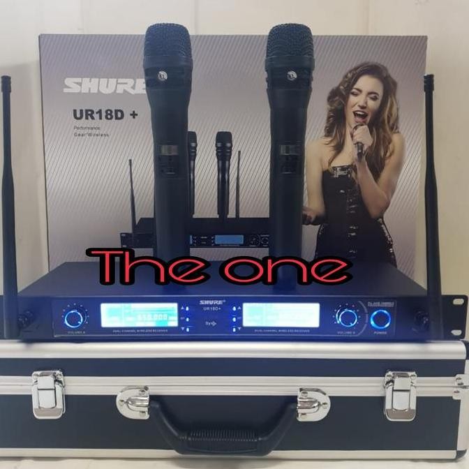 Mic Wireless Shure Ur18D+ Ur18D Plus Ur18D Free Koper