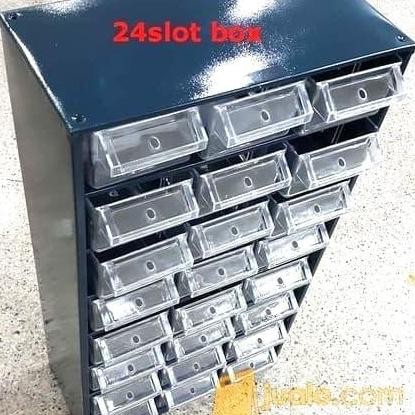 Miliki Rak Komponen Racco Sparepart Isi 48 Laci / Slot