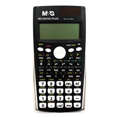 

M&G Kalkulator 12 Digits Tampilan Jelas Cocok untuk Sekolah & kanotr Fitur Lengkap Scientific Calculator 417 Functions with Cover Ttwo Way Power MG-991ES