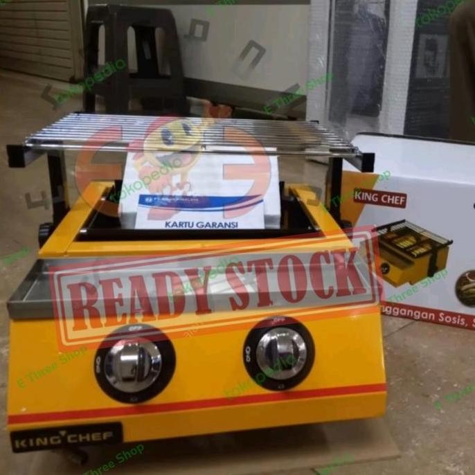 Etk 111 Alat Pemanggang Gas 2 Tungku - Gas Grill - Promo