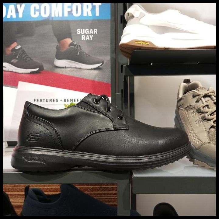 Terlaris Skechers Arch Fit Ogden Men'S Casual Shoes - Black Original Good Quality