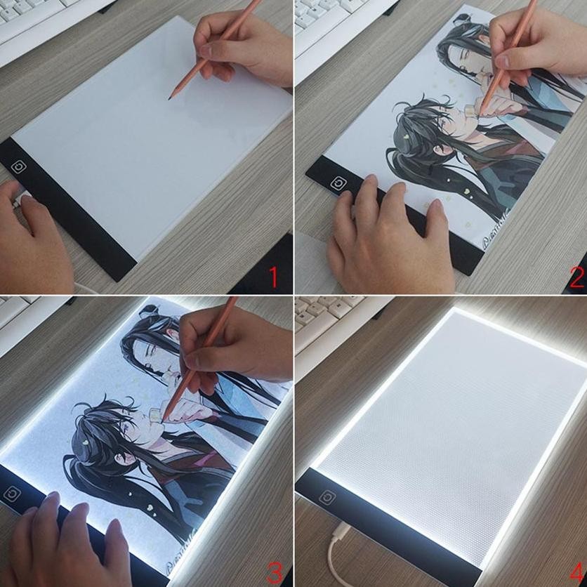 

Premium A3/A4 Led Drawing Tracing Board Stensil Board Papan Jiplak Gambar Led Anak & Dewasa Copy Board Papan Led Light Pad Ultra Slim Diskon