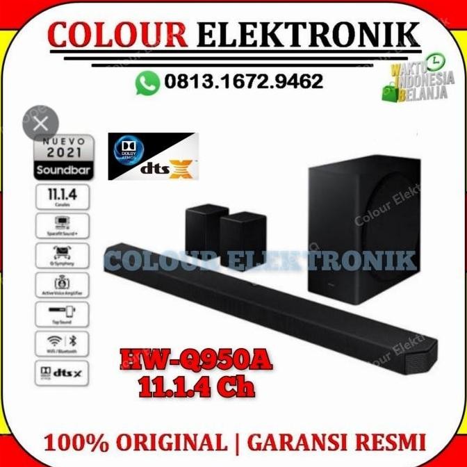 Samsung Hwq950A Soundbar 11.1.4 Ch Dolby Atmos Dts | Hw-Q950A New 2021 New Stok